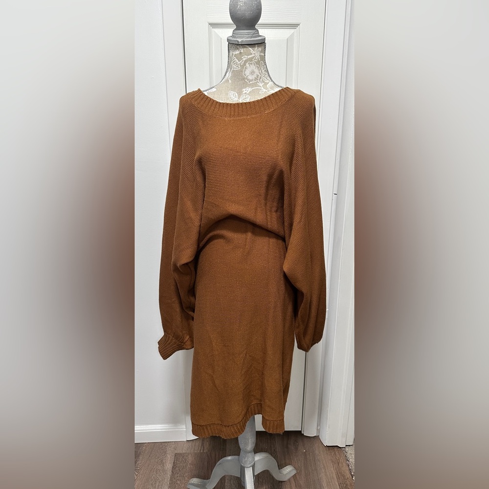 Long-Sleeve Sweater Dress